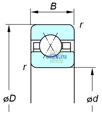 Фото подшипника KDX080