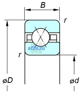 Фото подшипника KDX120