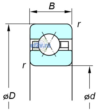 Фото подшипника KFX050