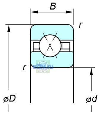 Фото подшипника KFX090