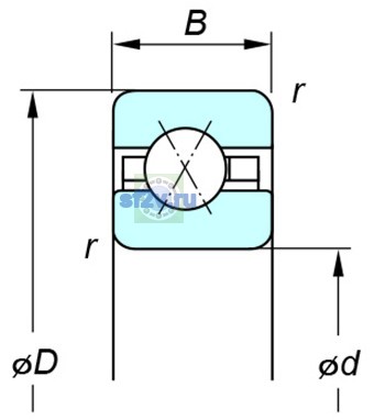 Фото подшипника KFX140