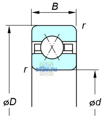 Фото подшипника KFX180