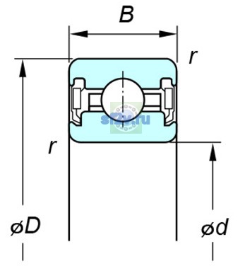 Фото подшипника KUC110 2RD