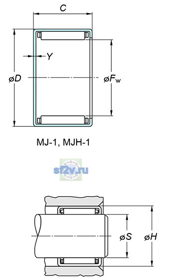 Фото подшипника MJ-11121