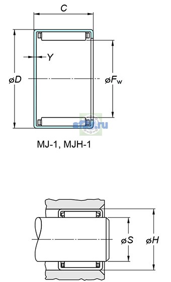 Фото подшипника MJ-12121