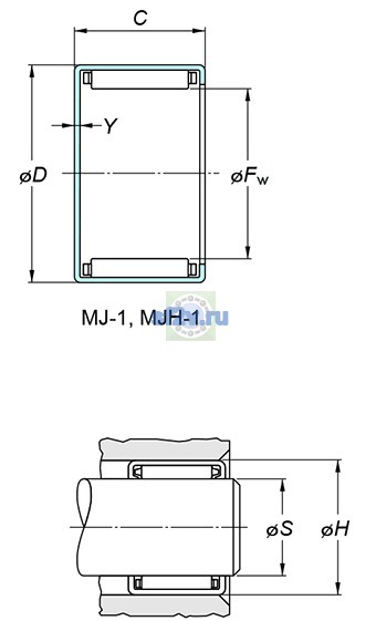 Фото подшипника MJ-14121