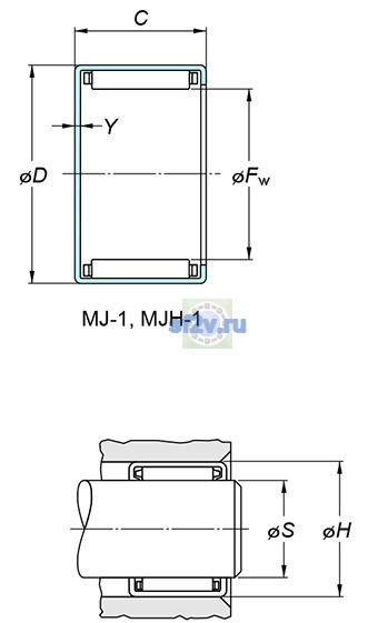 Фото подшипника MJ-32161