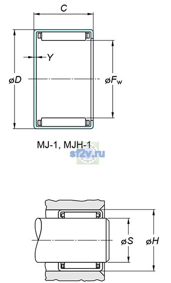 Фото подшипника MJH-18181