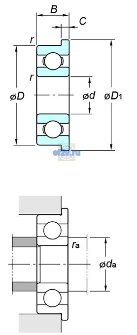 Фото подшипника MLF1506