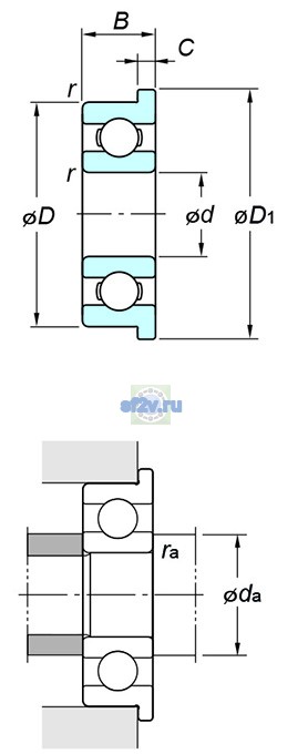 Фото подшипника MLF2508