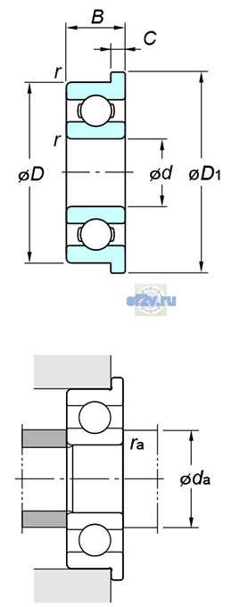 Фото подшипника MLF2508/1B