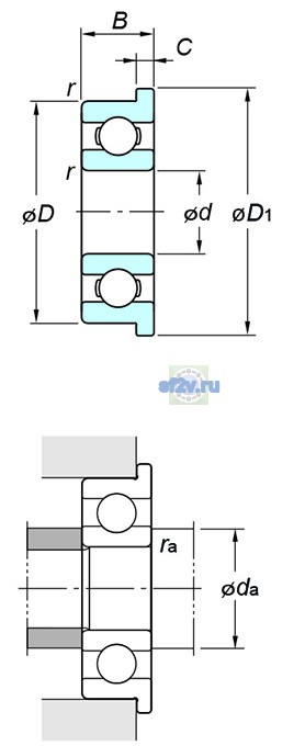 Фото подшипника MLF5008