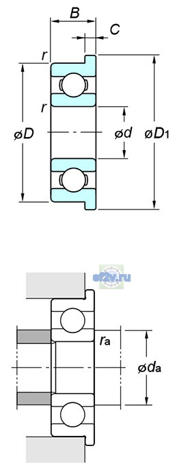 Фото подшипника MLF5010