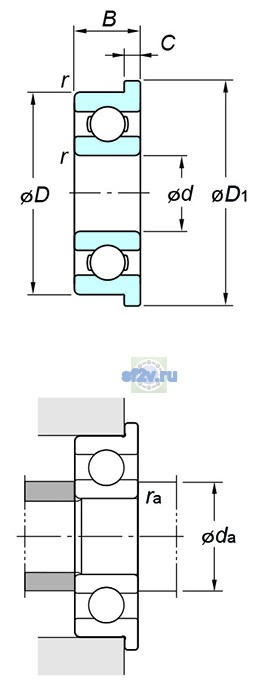 Фото подшипника MLF7011