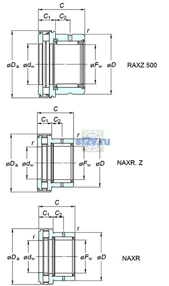 Фото подшипника NAXR35.Z