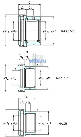 Фото подшипника NAXR45Z.TN