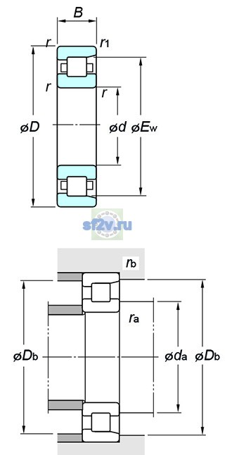 Фото подшипника NF204