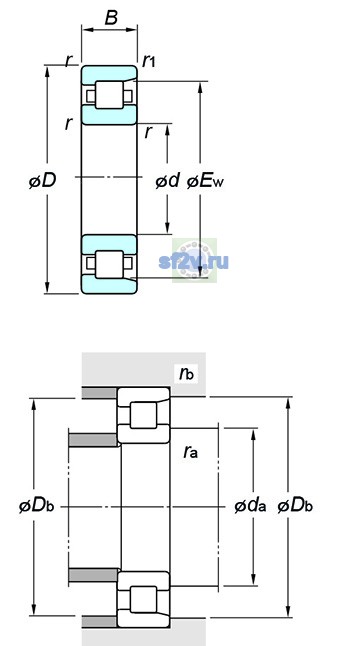 Фото подшипника NF220