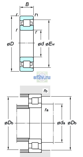 Фото подшипника NF260