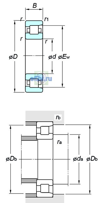 Фото подшипника NF310