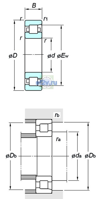 Фото подшипника NF340