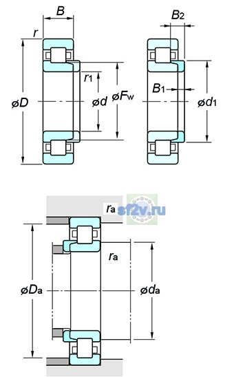 Фото подшипника NH230R