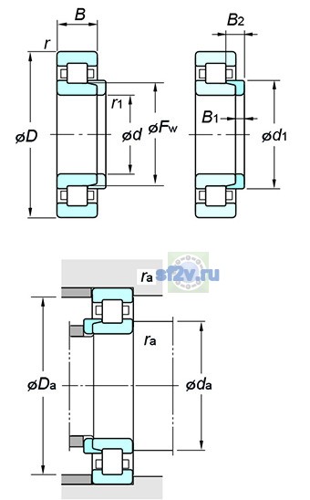 Фото подшипника NH304R