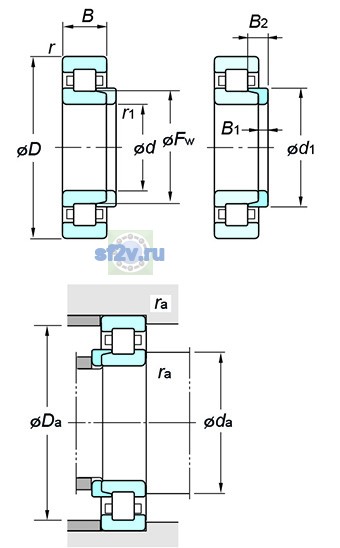 Фото подшипника NH305R