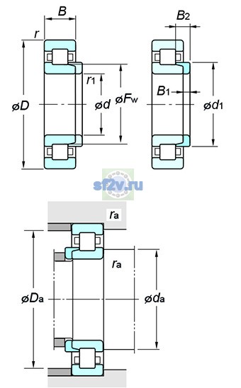 Фото подшипника NH306R