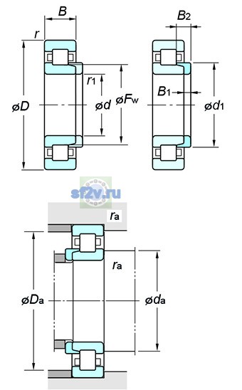 Фото подшипника NH309R