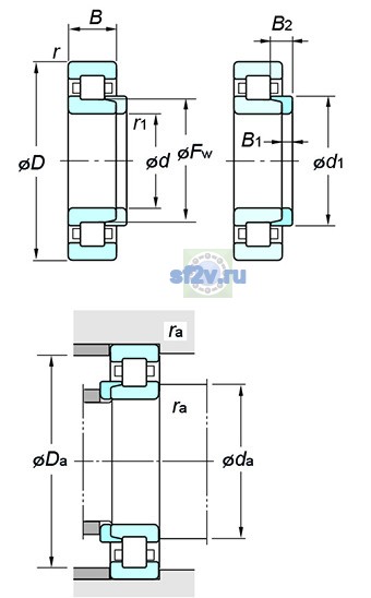 Фото подшипника NH312R