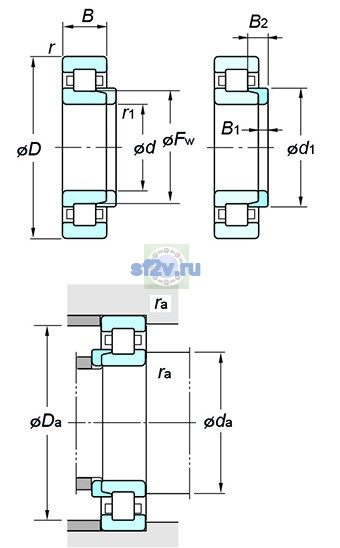 Фото подшипника NH318R