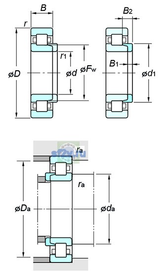 Фото подшипника NH330R