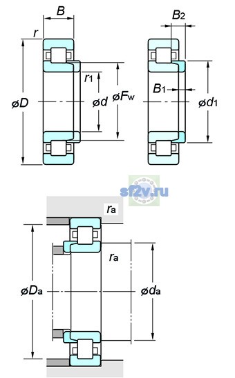 Фото подшипника NH332R