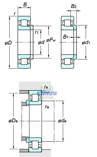 Фото подшипника NH340