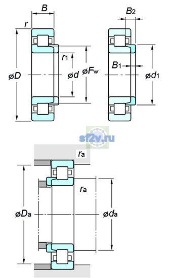 Фото подшипника NH407