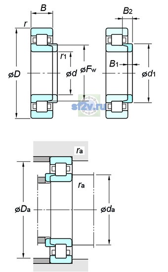 Фото подшипника NH409