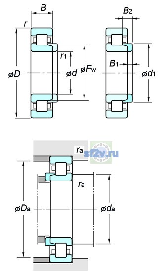 Фото подшипника NH416