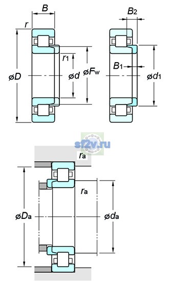 Фото подшипника NH419