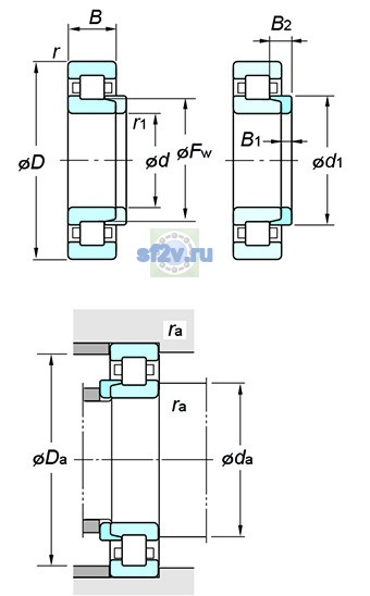 Фото подшипника NH430