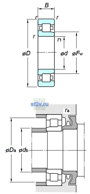Фото подшипника NJ207R