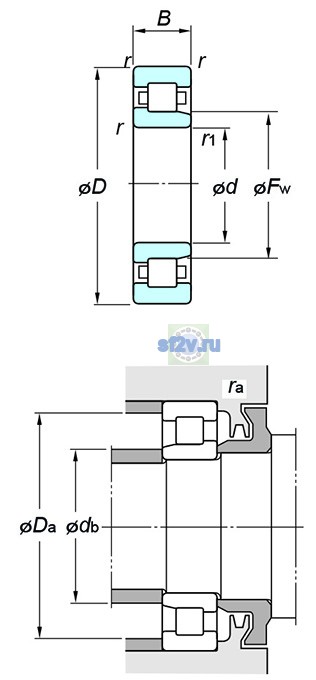 Фото подшипника NJ213R