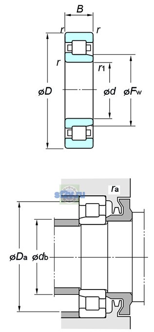 Фото подшипника NJ218R