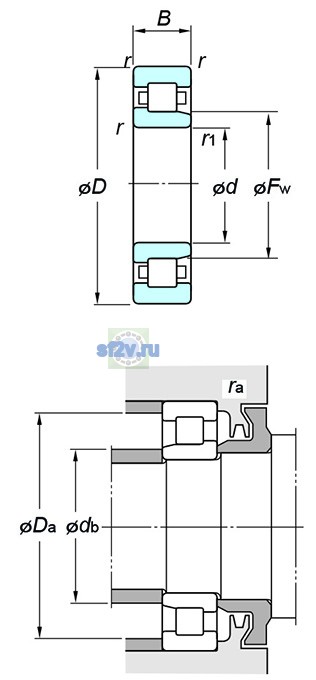 Фото подшипника NJ2212