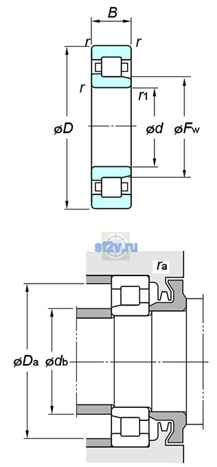 Фото подшипника NJ2304R