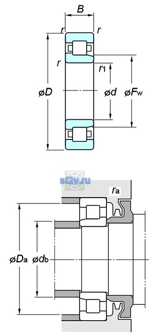 Фото подшипника NJ2310