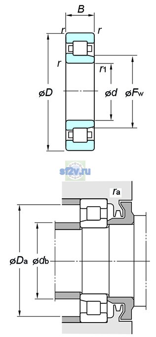 Фото подшипника NJ313R