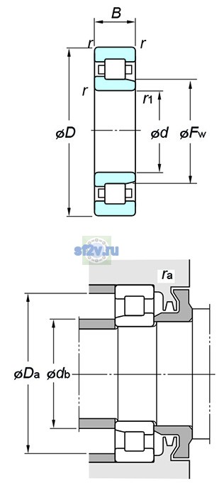 Фото подшипника NJ316R