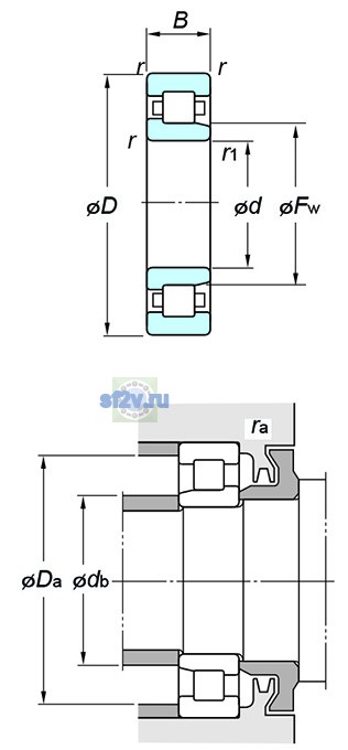 Фото подшипника NJ324R