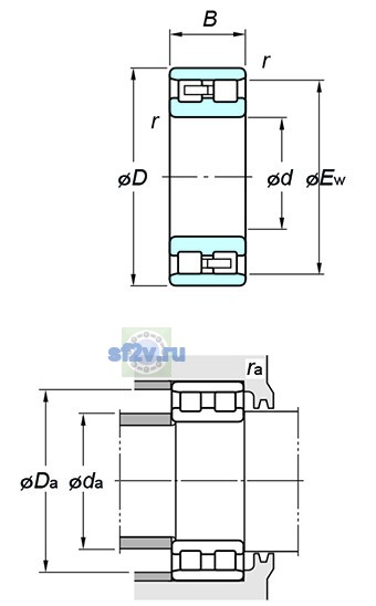 Фото подшипника NN3008